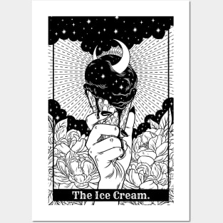 Tarot card the Ice cream Posters and Art